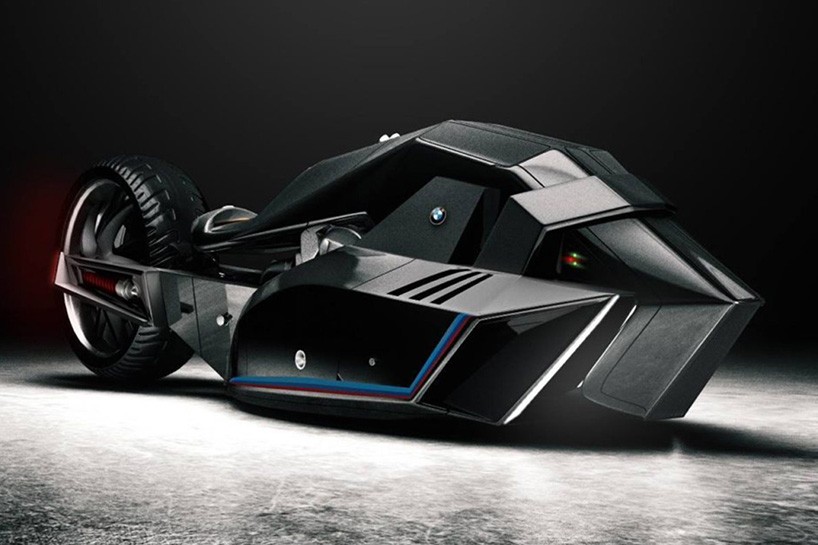 BMW 'titan' concept is a revolutionary motorcycle that belongs to the batcave