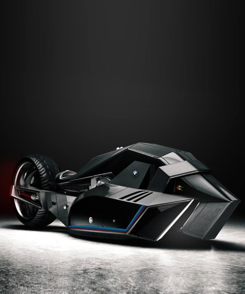 BMW 'titan' concept is a revolutionary motorcycle that belongs to the batcave