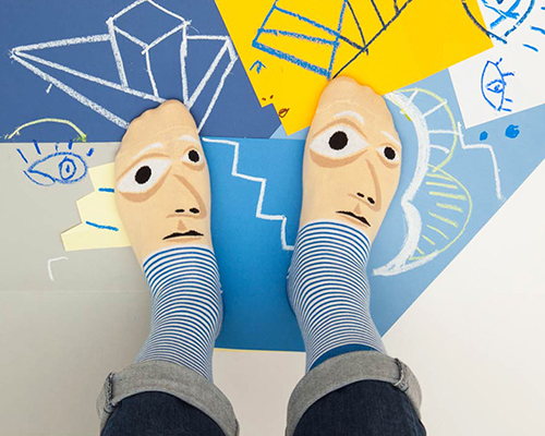 artist sock set lets you wear world famous painters on your feet