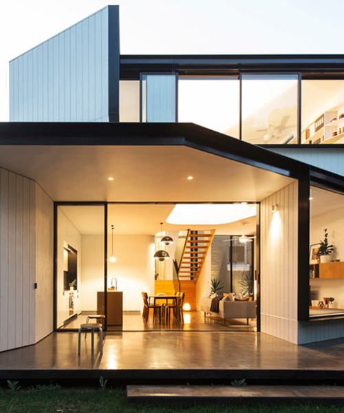 unfurled house designed by christopher polly architect for sydney family