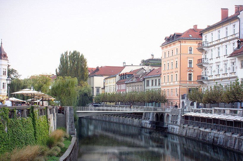 minimal carbon-fiber bridge designed by damjan bradač arhitekt in slovenia