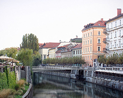 minimal carbon-fiber bridge designed by damjan bradač arhitekt in slovenia