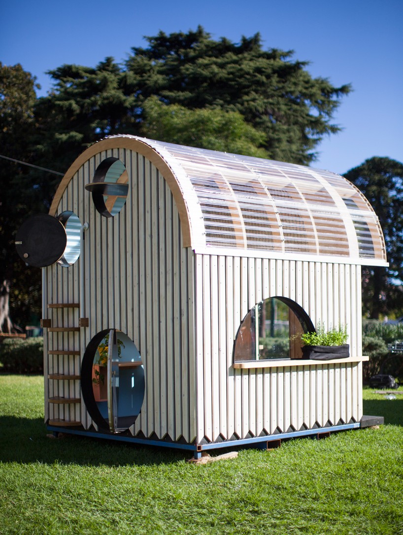 doherty design studio constructs children's cubbyhouse for charity