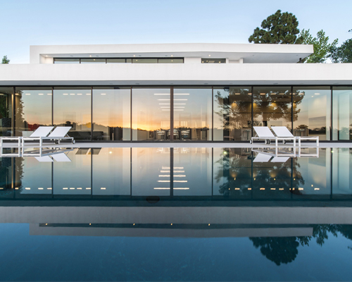 domaen plays with concise volumes in beverly hills' ELL spec residence