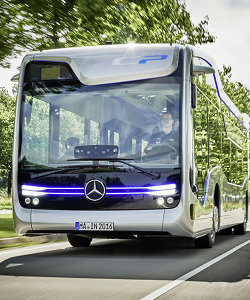 mercedes-benz puts wheels of future public transportation in motion with self-driving city bus