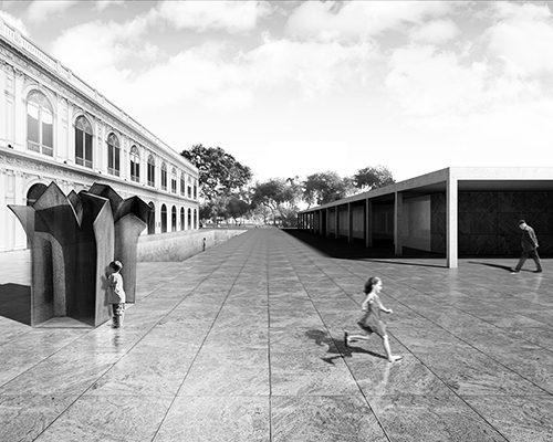 three studio team develops proposal for MALI competition in lima, peru