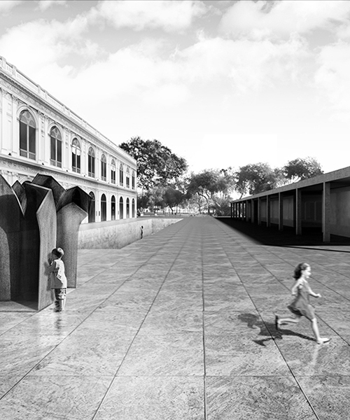 three studio team develops proposal for MALI competition in lima, peru