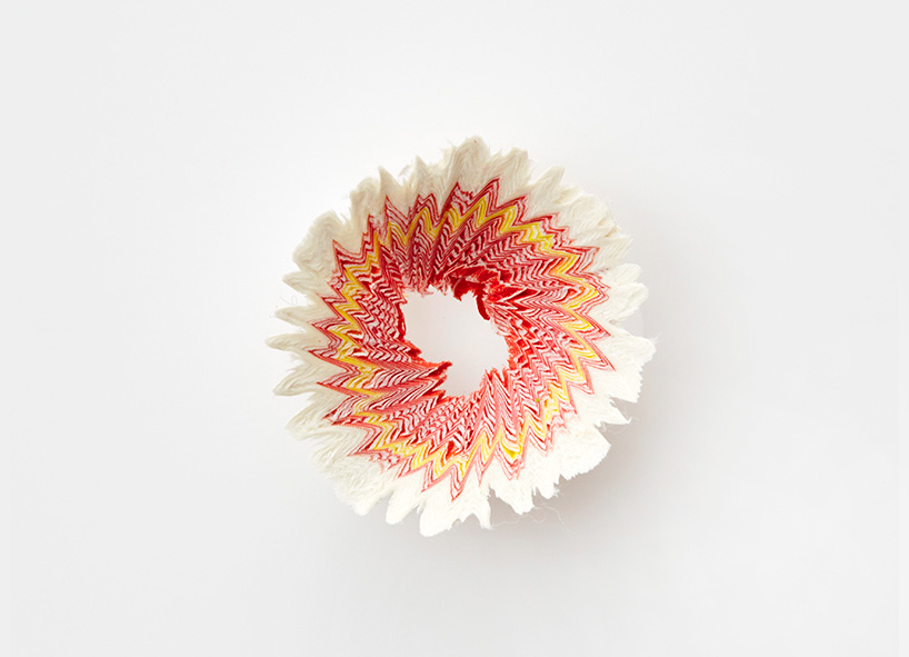 Haruka Misawa Forms Paper Flowers From Pencil Shavings