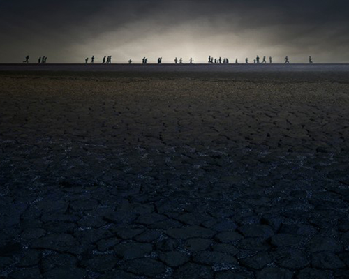studio roosegaarde connects man + landscape by illuminating 32km dutch dike engineering marvel