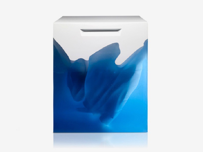 iceberg harow stool side table designboom