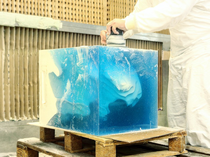 iceberg harow stool side table designboom