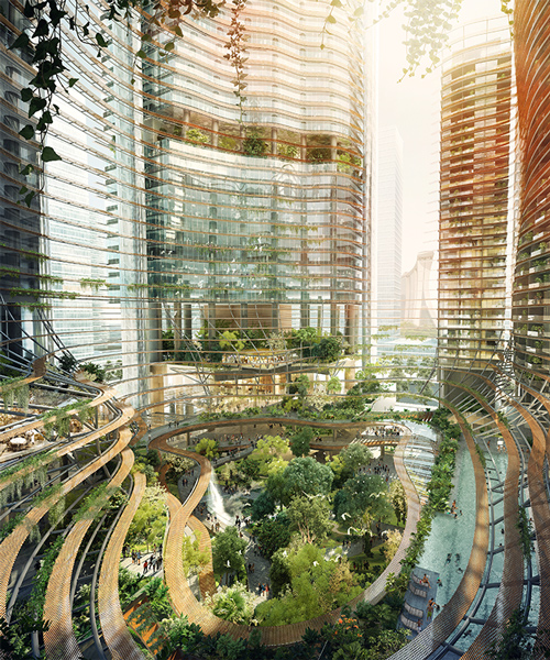mixed-use marina one complex by ingenhoven architects tops out in singapore