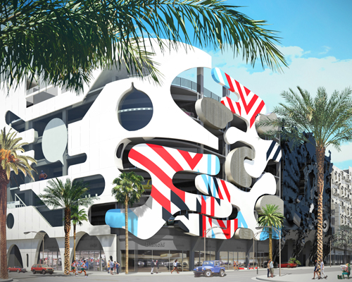 j. mayer h. designs one of the five museum garage's façades in miami