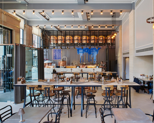 jestico + whiles converts former bank into bar and brewery in glasgow