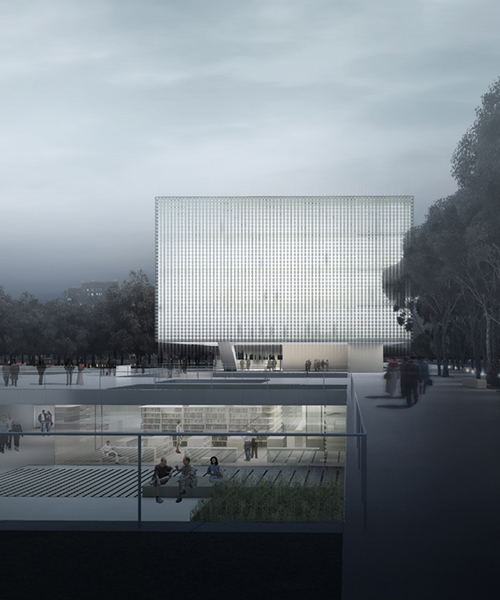 MDDM studio proposes gridded MALI square museum wing
