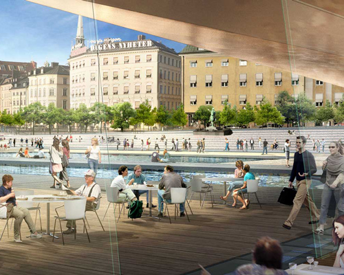 construction starts on stockholm's slussen masterplan by foster + partners & C.F. møller