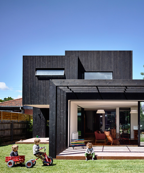 OLA architecture studio extends garth house for family of five in melbourne