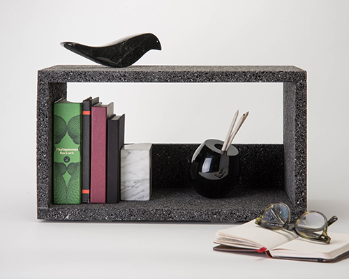 peca studio's lava shelves reveal the material's volcanic properties