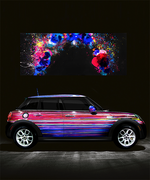 mini’s sinful paint job is made naturally with gravity