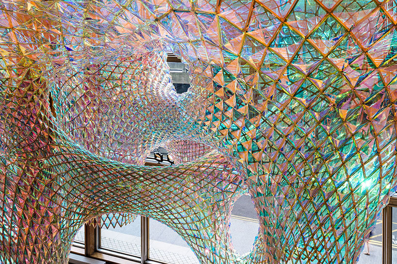 iridescent ventricle installations by SOFTlab at festival of love in london