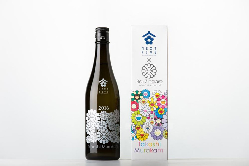 takashi murakami creates limited edition sake with akita-based brewers NEXT5