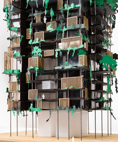 triptyque models green-filled tropical tower proposal for são paulo
