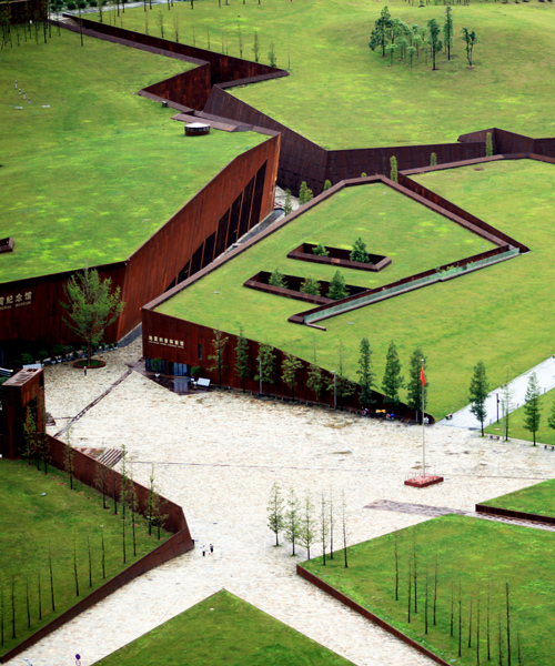 china's wenchuan earthquake memorial museum conceived as an architectural landscape