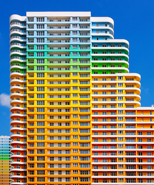 yener torun captures istanbul's architecture as kaleidoscopic color canvasses