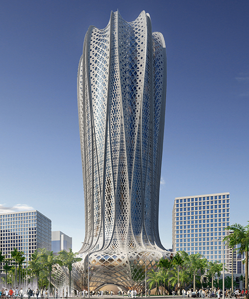 zaha hadid architects plans hotel + residence in qatar's sustainable lusail city