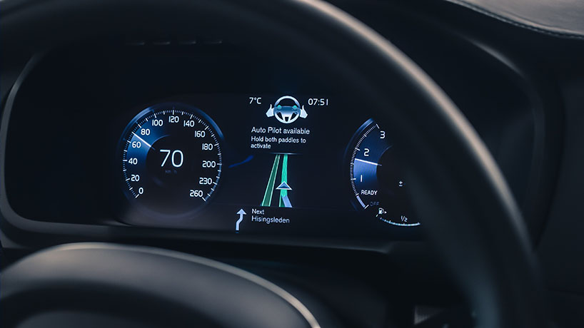 volvo uber autonomous driving car designboom
