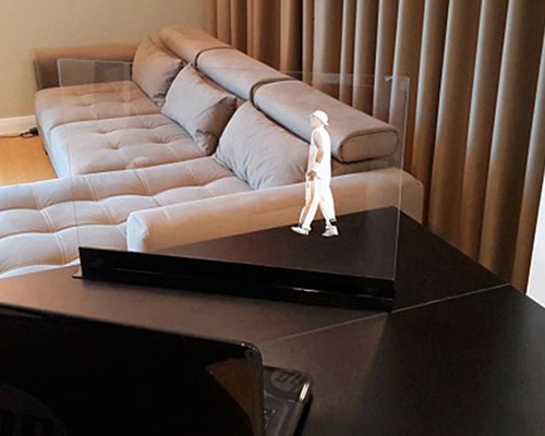 holovit transforms you into a hologram from the comfort of the living room