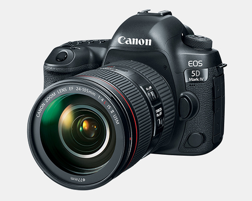 canon's EOS 5D mark IV has built-in wi-fi and shoots 4K video
