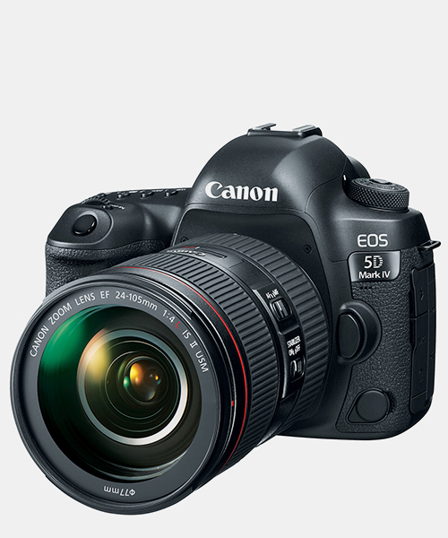 canon's EOS 5D mark IV has built-in wi-fi and shoots 4K video