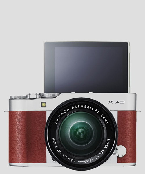 fujifilm X-A3 camera incorporates next generation selfie features in retro design