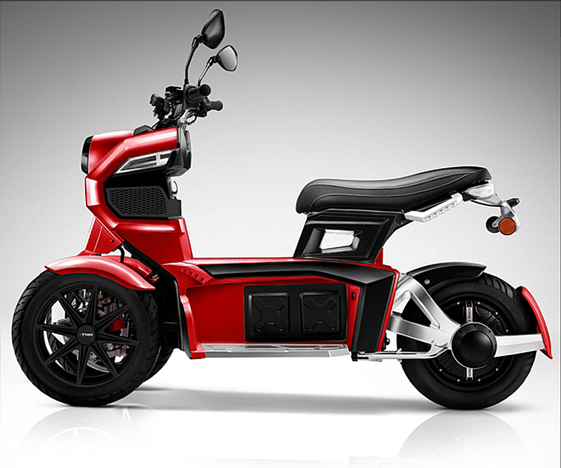 doohan ev3 itank electric threewheel urban crossover scooter
