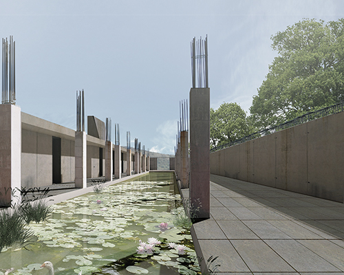 ana rita vale + andré calvete's crematorium proposal wins costa del sprawl competition