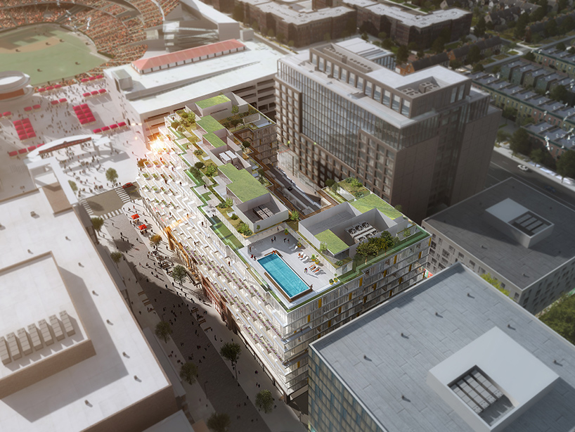 ODA new york plans mixed-use scheme overlooking nationals park in washington, DC