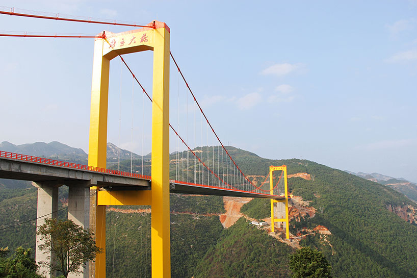 skyscraper puli bridge in china is the second highest in the world