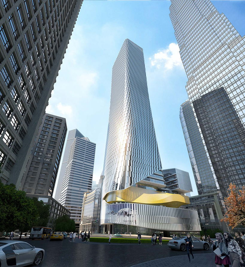 Aedas' mixed-use scheme references rolled book scrolls