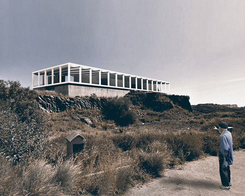benoit bourd's proposal for costa del sprawl aims to reveal noble side of concrete