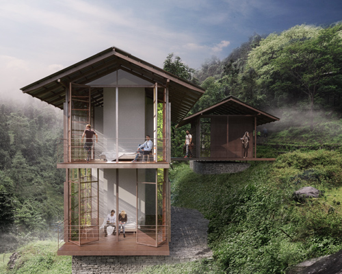 carlo ratti's pankhasari retreat forms a digitally connected environment in the himalayas