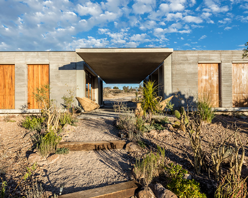 cherem arquitectos uses rammed earth to construct casa candelaria in mexico