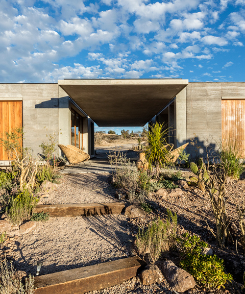 cherem arquitectos uses rammed earth to construct casa candelaria in mexico