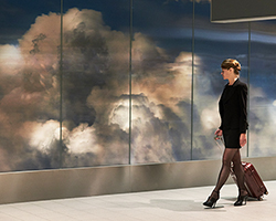 daan roosegaarde on 'beyond': a 160 billion pixel 3D cloud artwork at schiphol airport