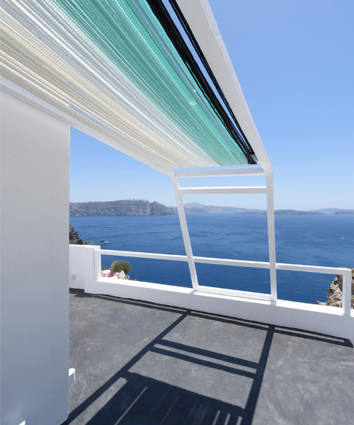dimitra rafa upgrades solstice luxury suites in oia santorini, greece