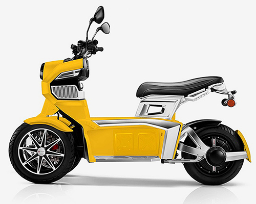 doohan ev3 itank electric three-wheel urban crossover scooter