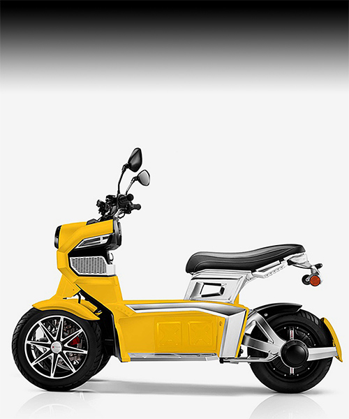 doohan ev3 itank electric three-wheel urban crossover scooter