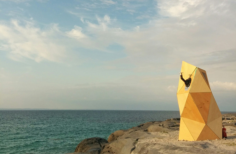 emmett mcnamara's sauna offers atlantic views from a comfy seat