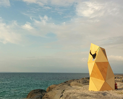 emmett mcnamara's sauna offers atlantic views from a comfy seat