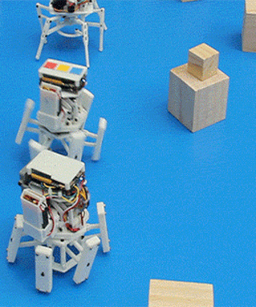 world's smallest programmable robot spider influenced by monster's, inc.